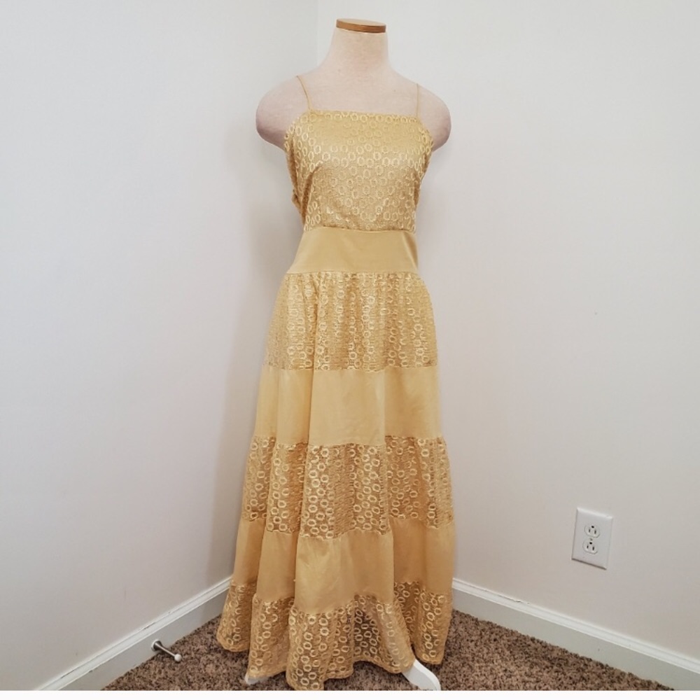 Manhattan Blues layered bohemian festival dress